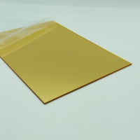Зеркальное оргстекло ALUMINGLAS 1220х2440x3мм, золото