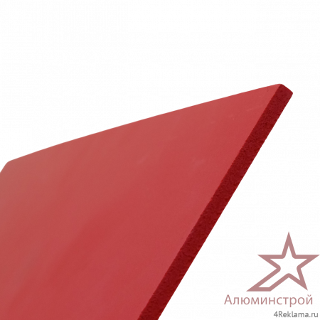 ПВХ Вспененный Красный AluFoam 3 мм, 1220 x 2440 мм