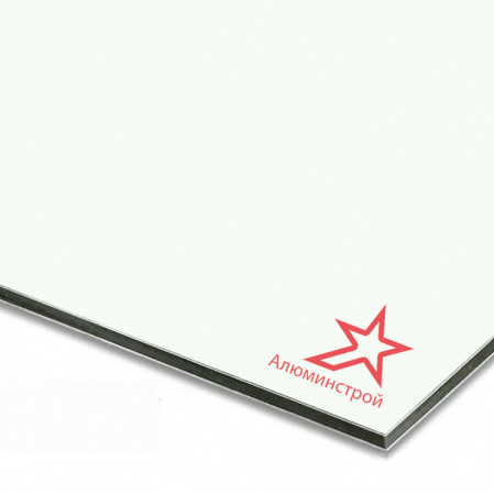 Алюминиевая композитная панель FR 4 мм (0.4) 1500х4000 серия Классик RAL 9016